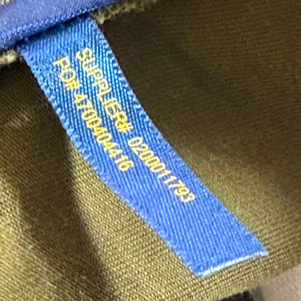 Polo Ralph Lauren Chino Pants Mens 36/30 Olive Green Classic Fit 100% Cotton - Picture 10 of 12